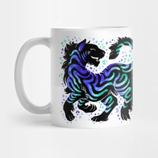 Gay Flag Tiger Mug